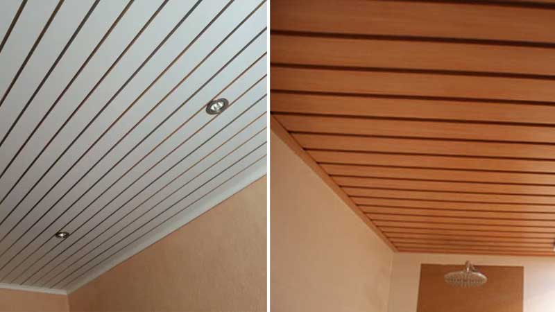 perbandingan tampilan plafon kayu dengan plafon pvc
