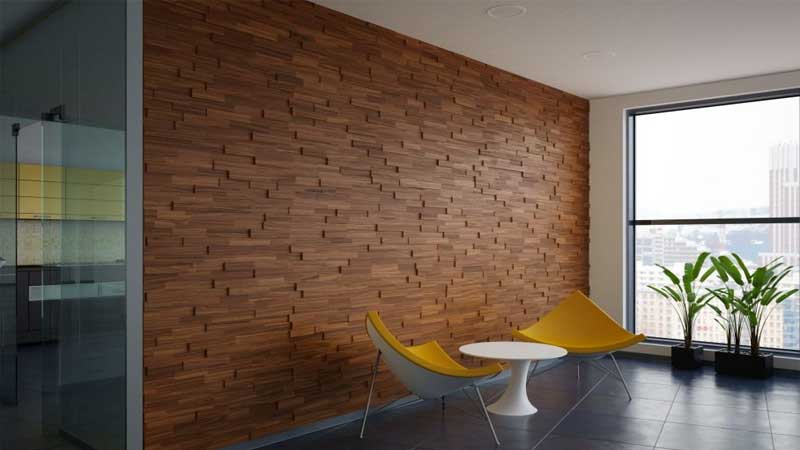 rekomendasi dinding kayu parket minimalis